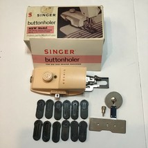 Singer Buttonholer for Zig-Zag Machine #489500Z Slant, Manual, 12 Templates - $16.82