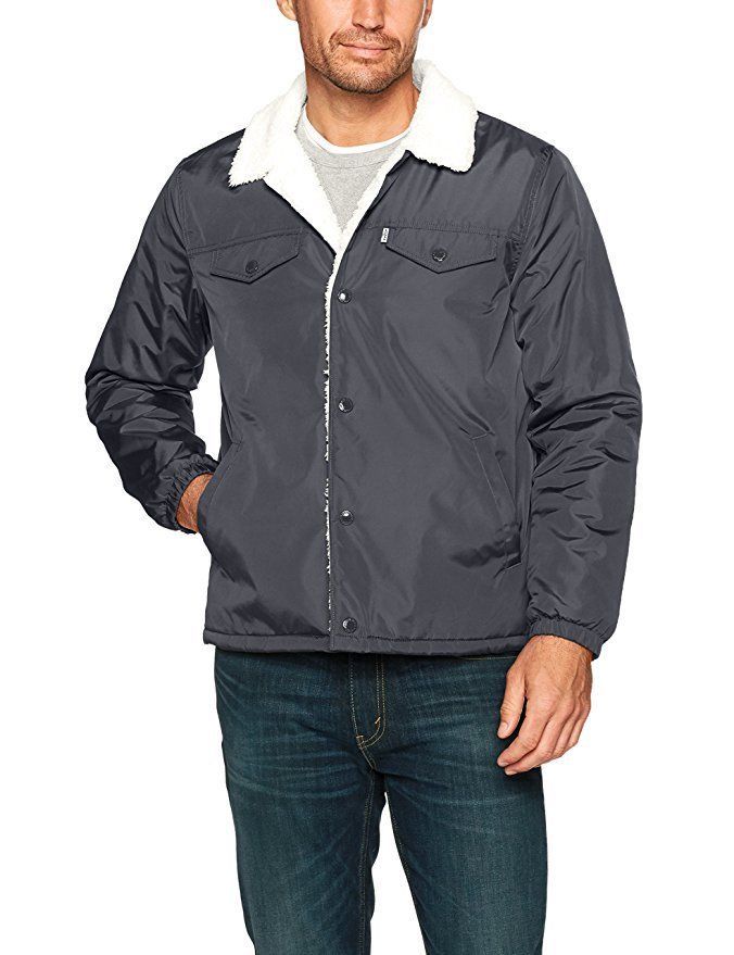 levis borg lined coach jacket