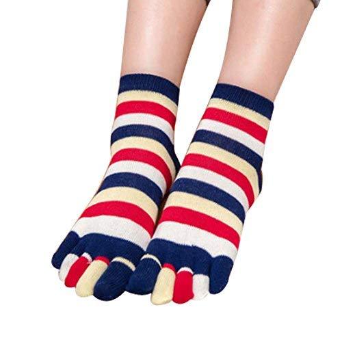 [P] Toe Socks Casual Socks Warm Socks Girl's Lovely Socks Cotton Crew Socks Gift