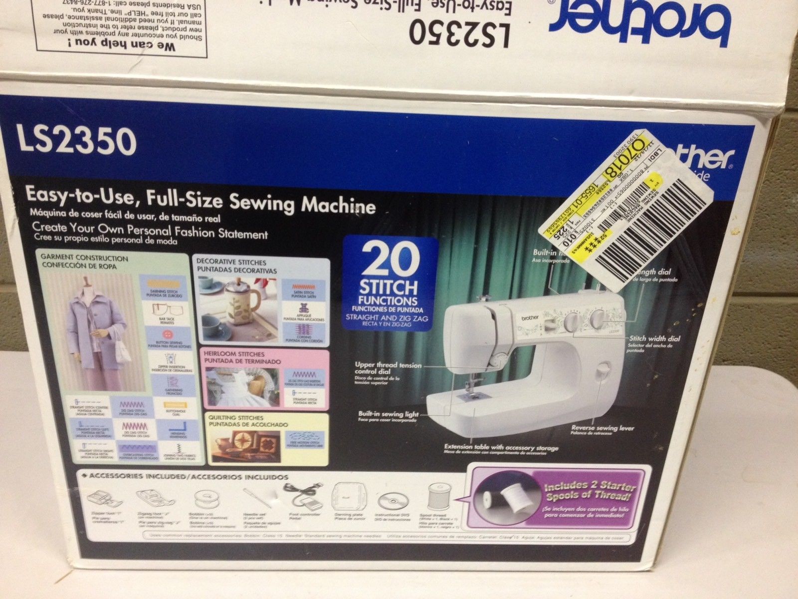 Brother LS2350 Sewing Machine 20Stitch Function (ddf43) Sewing