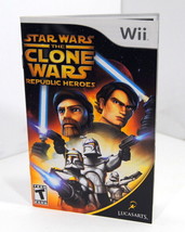 Instruction Manual Booklet Only Star Wars The Clone Wars Wii No Game - $8.95