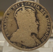 KM# 11a 1910 Canada Silver 25 Cent VG # 0302 - $8.99