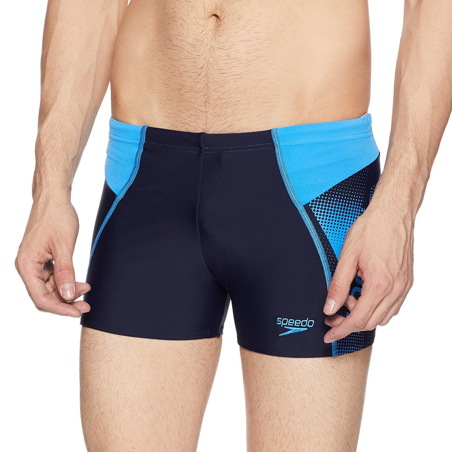 Speedo Male Swimwear Logo Panel Aquashort Swimwear