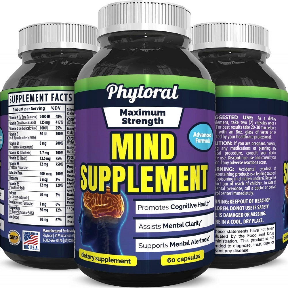 Natures Craft Mind & Memory Matrix Brain Supplement Boost Focus ...