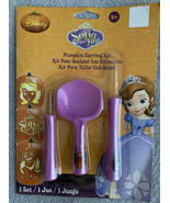 Sofia the First Pumpkin Carving Kit Instruction Book For 7 Designs 3 Too... - $13.99