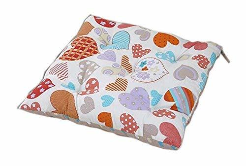PANDA SUPERSTORE 2 Pieces Enchanting Beauty Style Fabric Chair Cushion Thick Cus