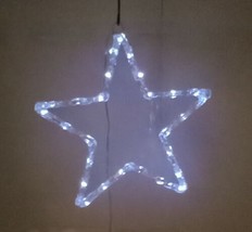 Ganz EX23535 Acrylic Light Up Hanging 12 Inches Star Battery Operated image 1