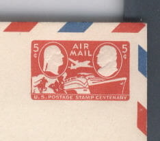 airmail 5 cents envelope
