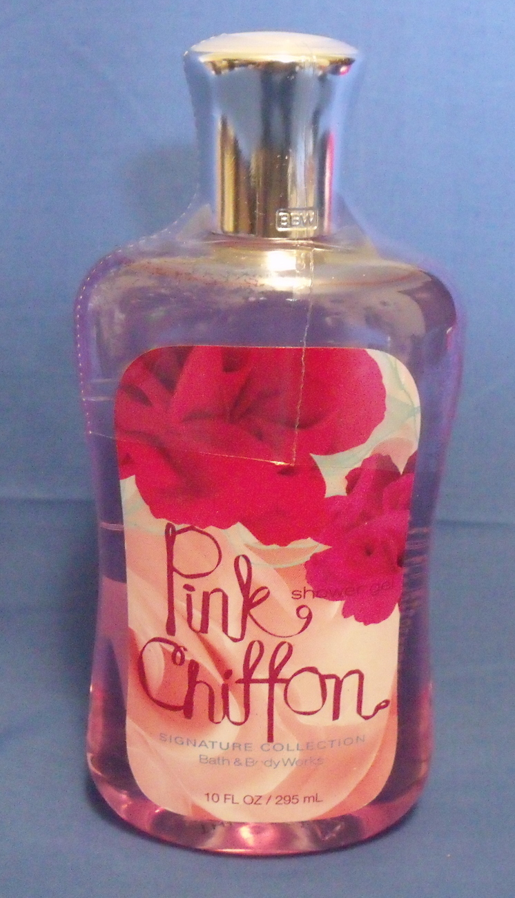Bath and Body Works New Pink Chiffon Shower Gel 10 oz Body Washes