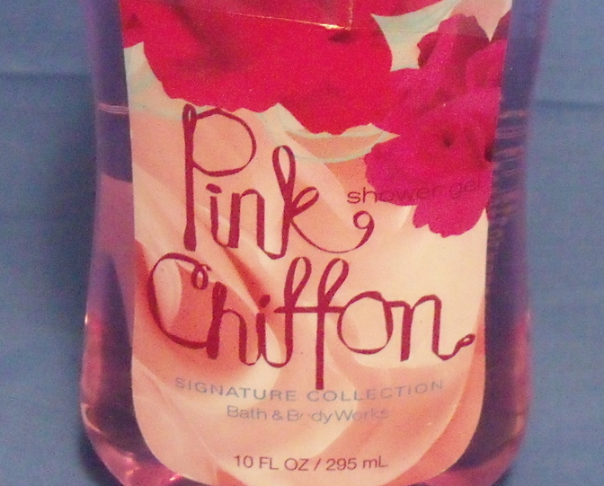 Bath and Body Works New Pink Chiffon Shower Gel 10 oz Body Washes