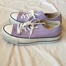 Converse All Star Womens Platform Purple Low Top Sneakers Size 6 - $38.61