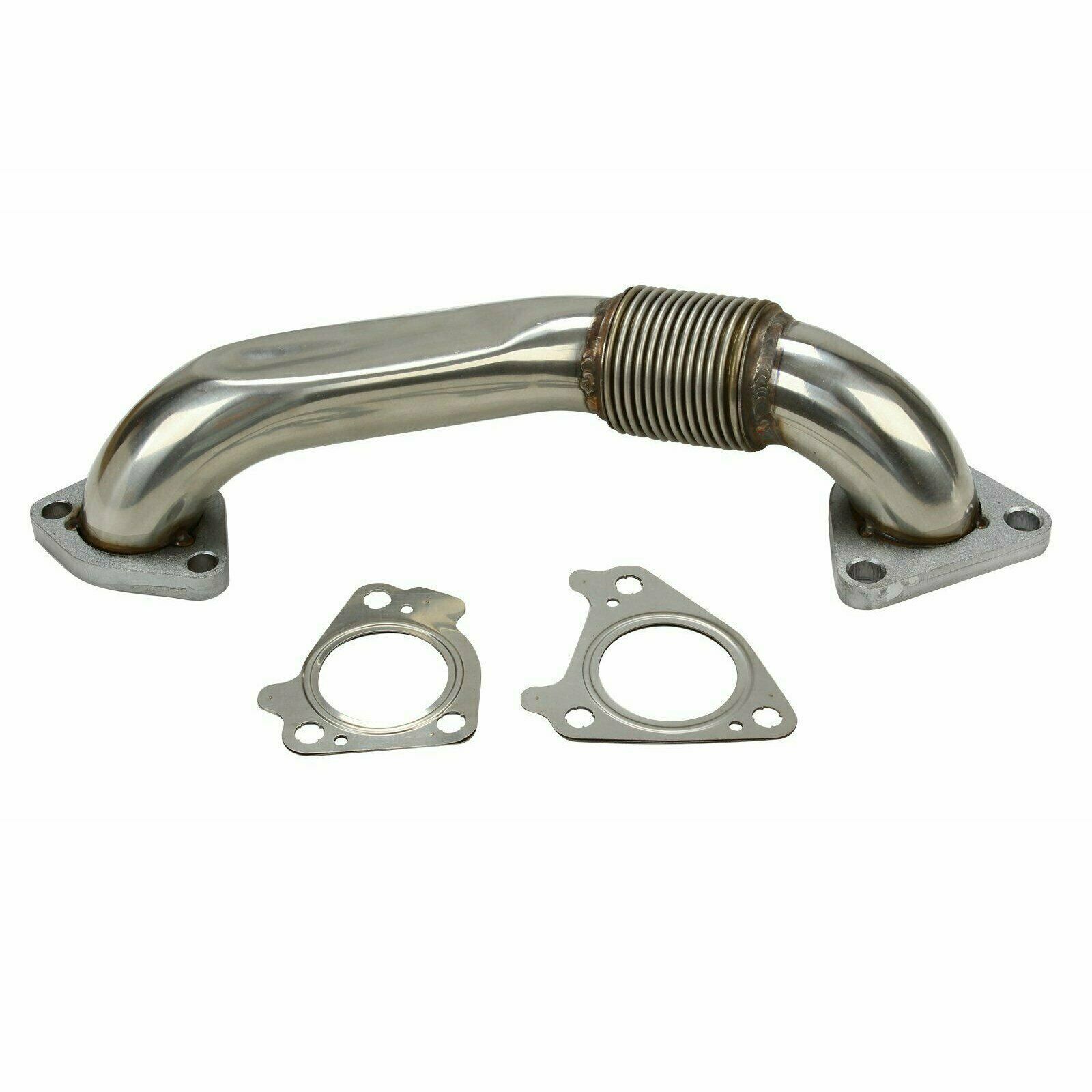 3"Turbo Downpipe&Passenger Side UpPipe For LB7 LLY LMM LML 6.6L