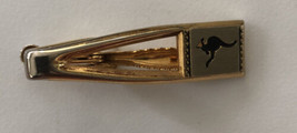 Very Nice Vintage Gold Tone Hickok Jumping Kangaroo Tie Bar Clip - $9.38