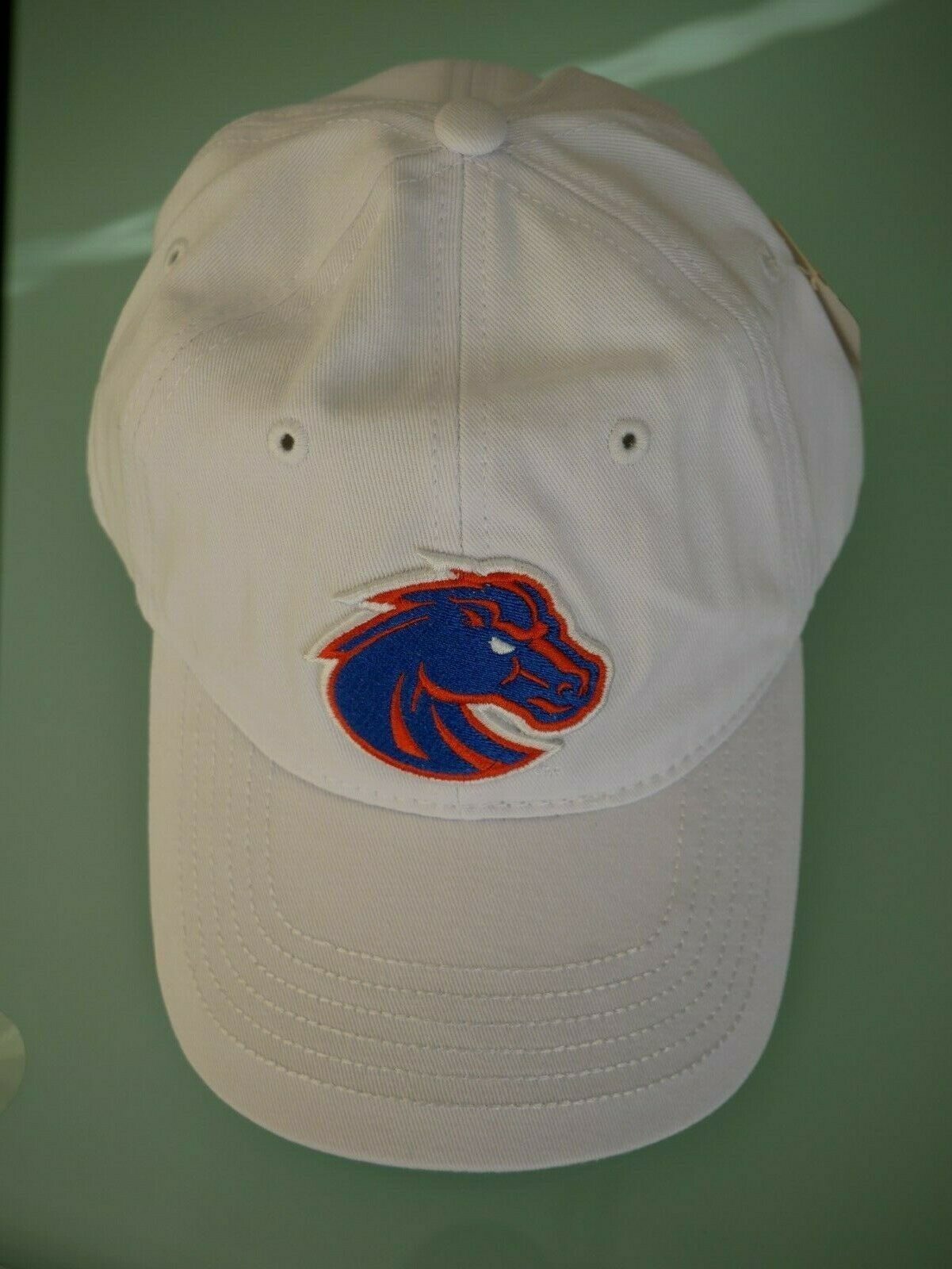 Boise State Broncos Hat Strapback Womens Blue Orange Script NCAA Adjustable  Cap