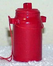 Vintage Red Metal MILK CAN Christmas Ornament - $8.00