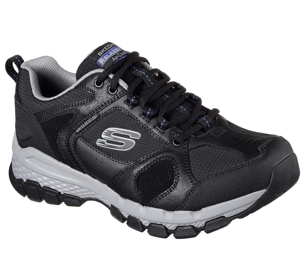 51586 EWW Black Extra Wide Fit Skechers shoe Men Memory Foam Sporty ...