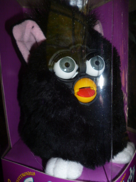 witches cat furby