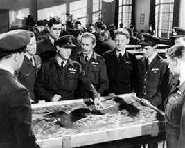 Richard Todd In The Dam Busters Officers Looking At Map Of Dam Busting Mission 1 - $69.99