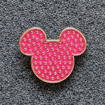 Mickey Mouse Disney Lapel Pin: Pink and Gold Mickey Icon - $8.90