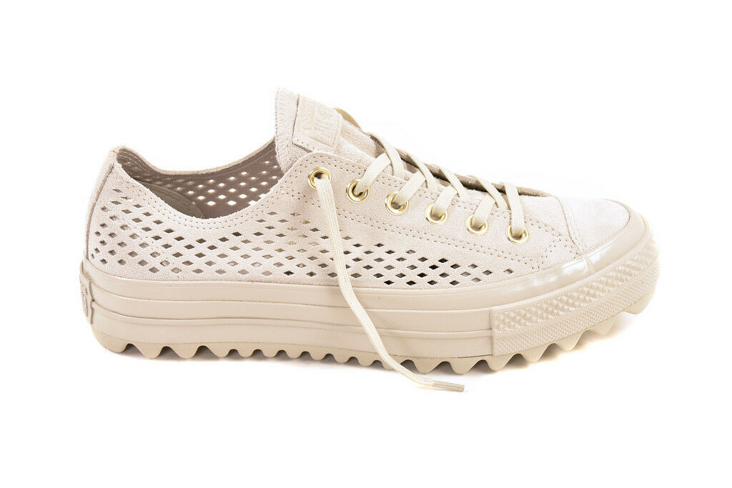 Converse Womens s CTAS Lift Ripple OX 560652 Shoes Grey Size UK 5