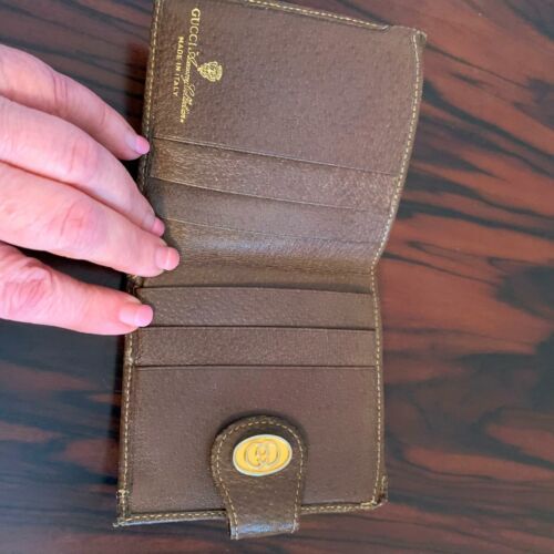 Pre-owned GUCCI Ophidia Small GG Card Case Wallet Change Purse Back - Wallets