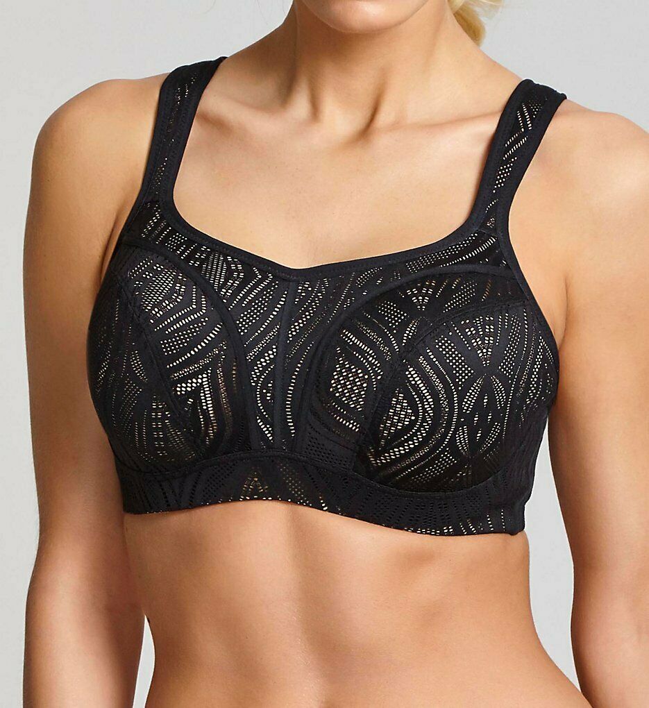 PANACHE Black/Latte Ultimate High Impact Sports Bra, US ...