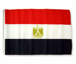 12x18 12"x18" Egypt Sleeve Flag Boat Car Garden - £5.50 GBP