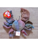 Ty Teenie Beanie Baby &quot;Claude the Crab&quot; w/Errors, Rare 1993 HK, Old Vint... - $2,889.95