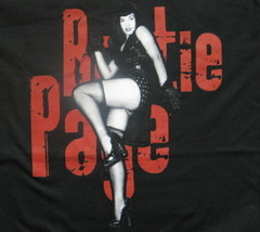 Bettie Page High Steppin&#39; Classic Photo and Name T-Shirt Size Small NEW - $14.50