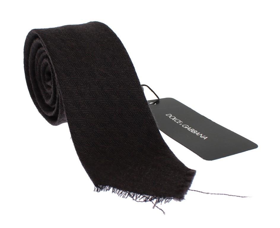 wool skinny tie