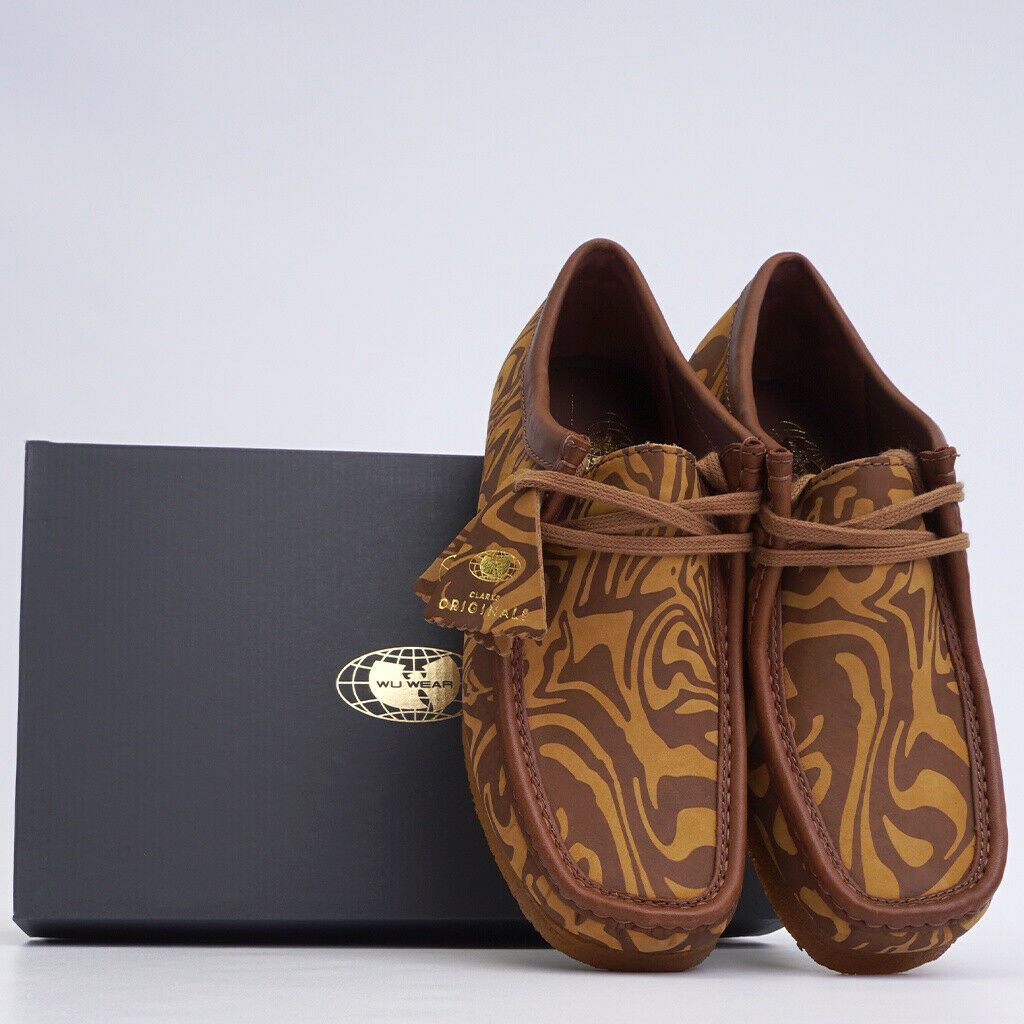 Clarks Originals X Wu Wear X Wu Tang Clan Wallabee Men's Brown Multi