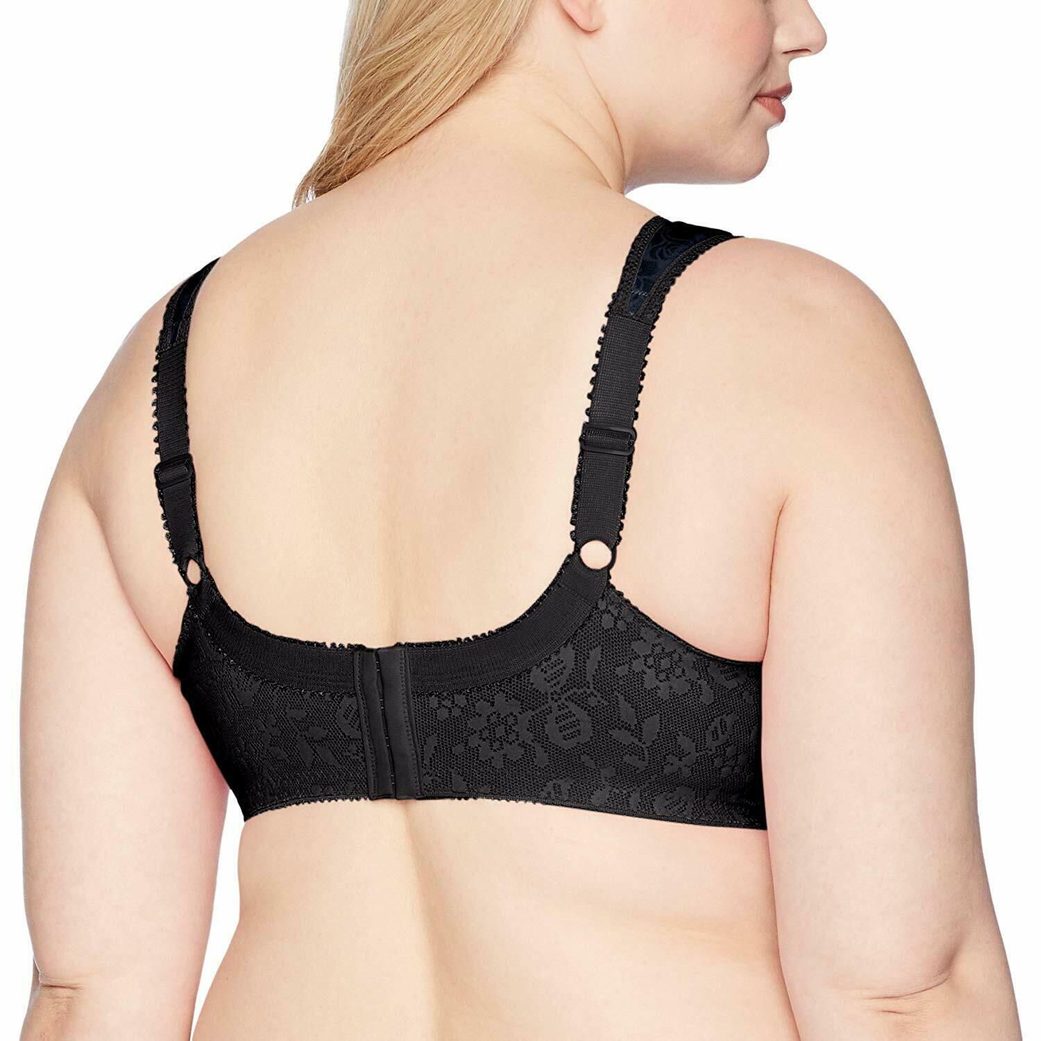 Playtex Black 18 Hour Original Comfort Strap Wire Free Bra Us 50ddd Uk 50e Bras And Bra Sets 8725