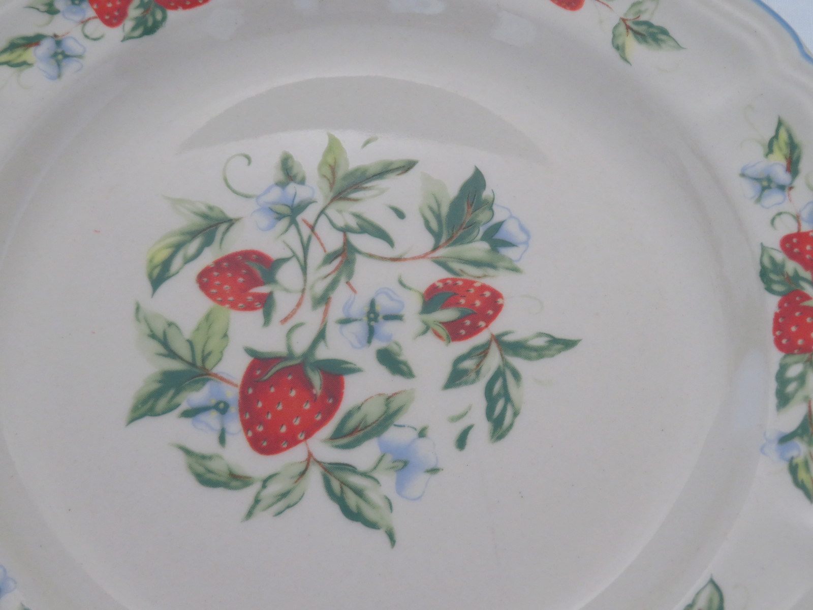 Tabletops Unlimited 2 Salad Plates Susana Pattern Ceramic