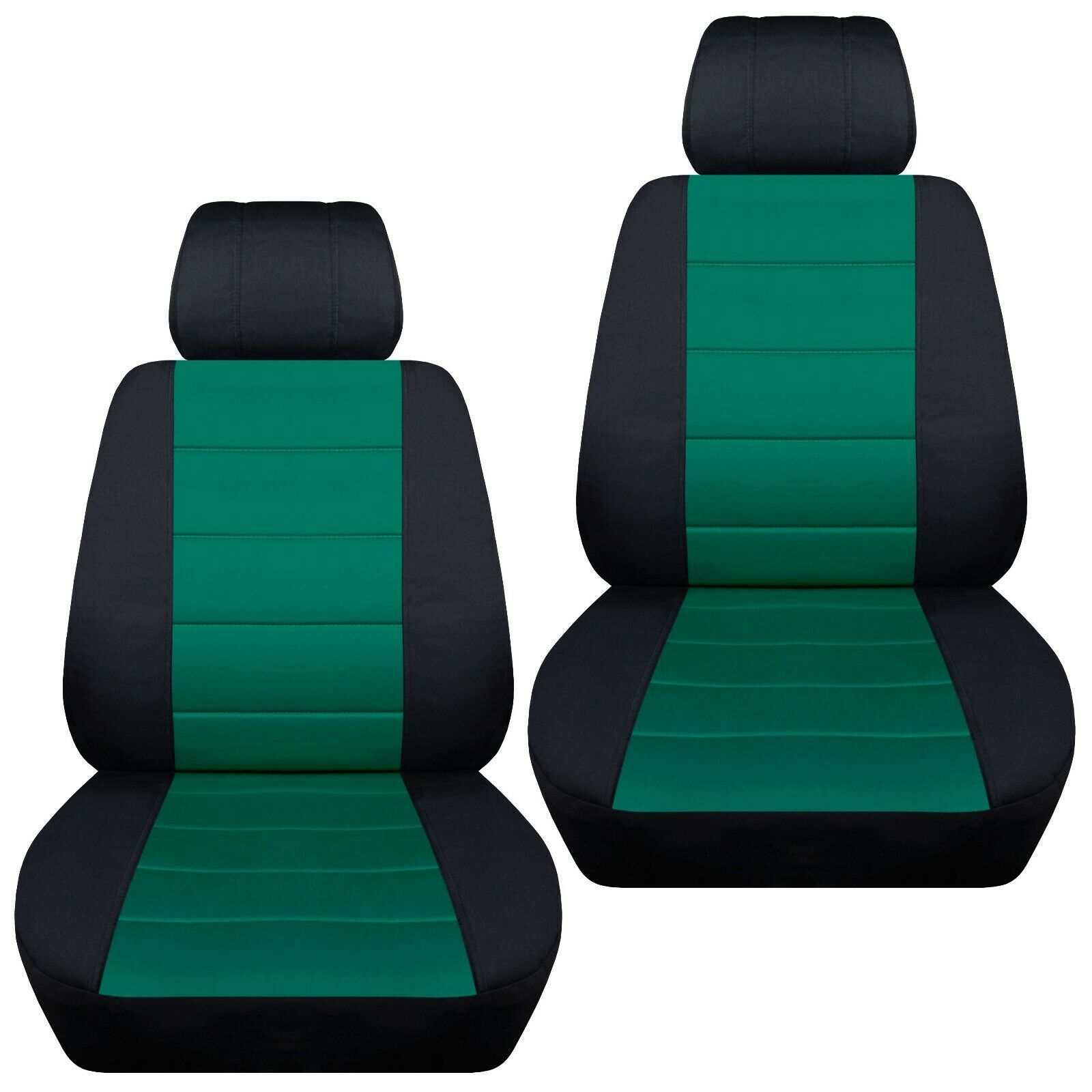 Front set car seat covers fits Chevy Equinox 2005-2020 black and ...