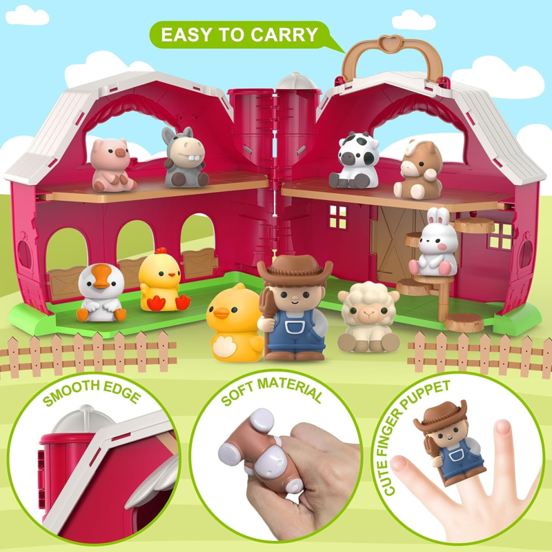 Farm Animals Big Barn Toy for 1 2 3 Year and 50 similar items