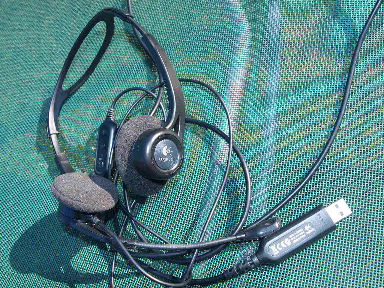 Headset Logitech PC 960 USB Headset and 9 similar items
