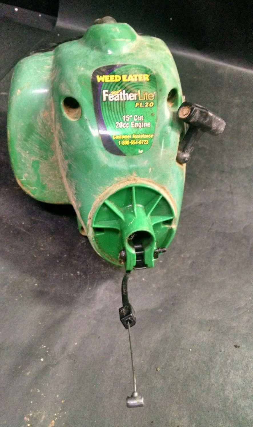 Weed Eater FL20 FeatherLite String Line Trimmer Engine Motor Body