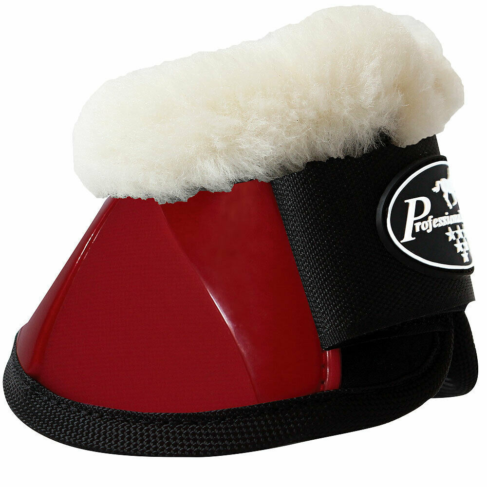 UX LARGE PROFESSIONAL CHOICE FLEXIBLE HORSE SPARTAN FLEECE BELL BOOTS