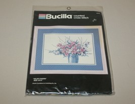 Bucilla Wildflowers Counted Cross Stitch Kit 40298 New - $18.76