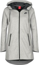 Nike Primaloft Tech Fleece Aeroloft Light Quilt Lining Hood Parka Wms M ... - $189.99