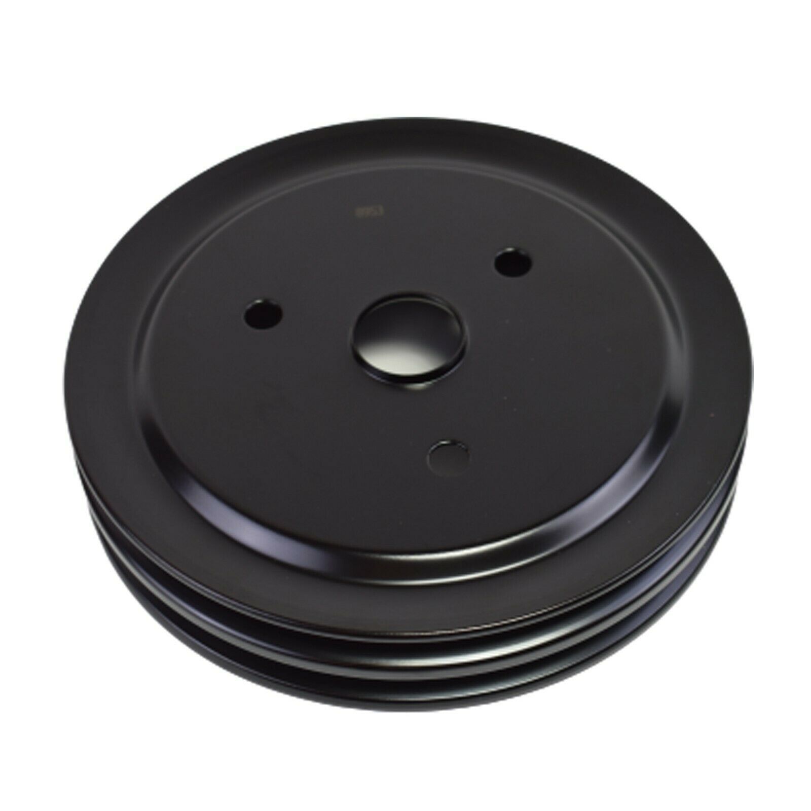 Polished Aluminum BB Chevy Double Groove Crankshaft Pulley SWP
