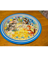 Easter / Spring Tin Tray - Bunny, Raccoon, Squirrel, Chicks (1986 SNP Ch... - $15.00