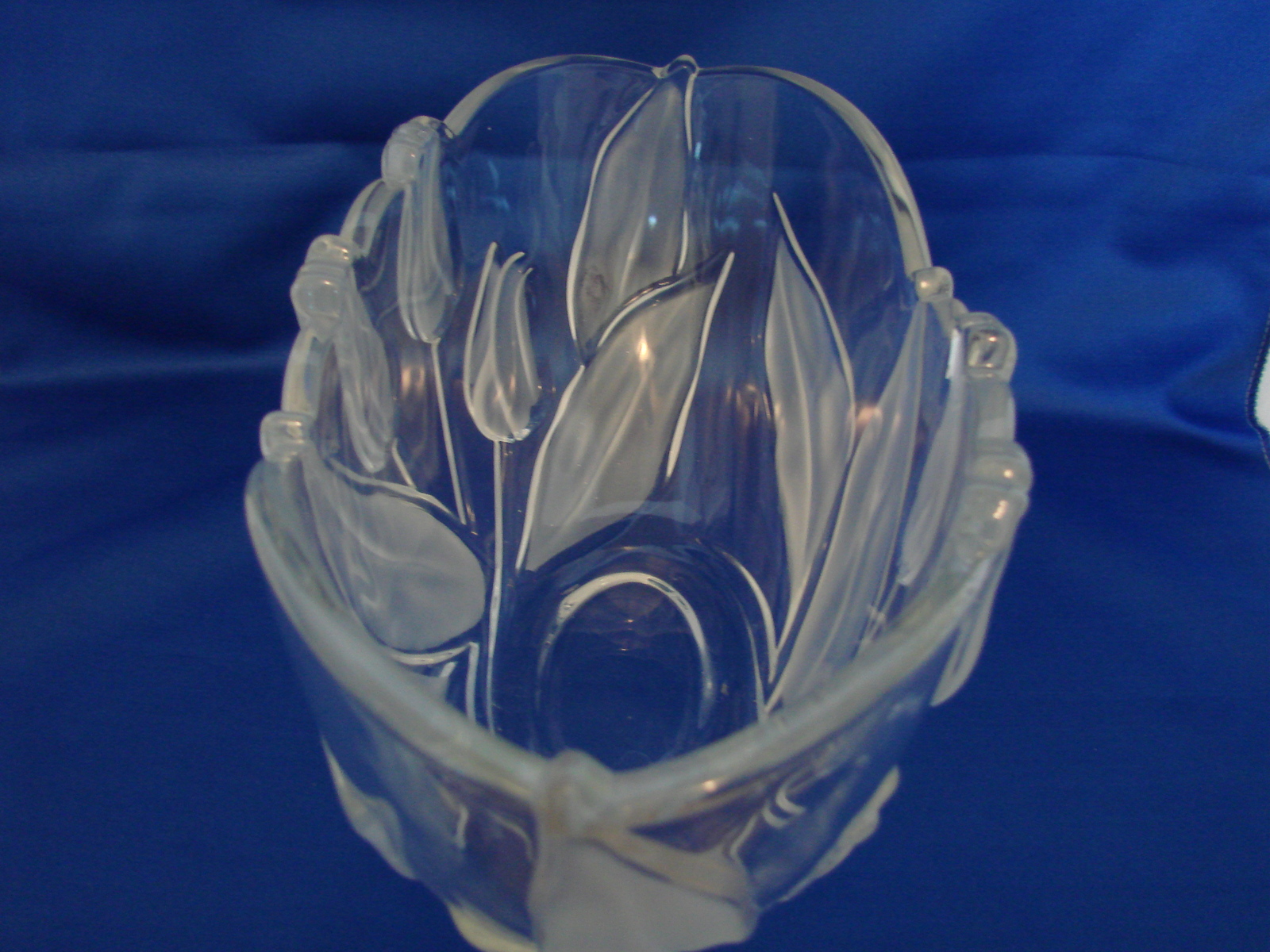 Vintage Mikasa Lead Crystal Tulips Satin And Similar Items