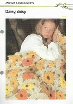 Daisy Sweet Daisies Afghan to Crochet Pattern Quick & Easy Crochet - $4.49