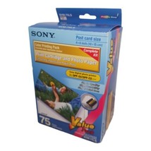 Sony SVM-75LS Print Cartridge and Photo Paper Complete Kit 4x6&quot; DPP-SV/D... - $29.65