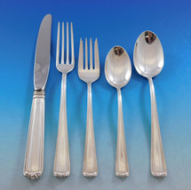 Embassy Scroll by Lunt Sterling Silver Flatware Set for 12 Service 63 pi... - $5,197.50