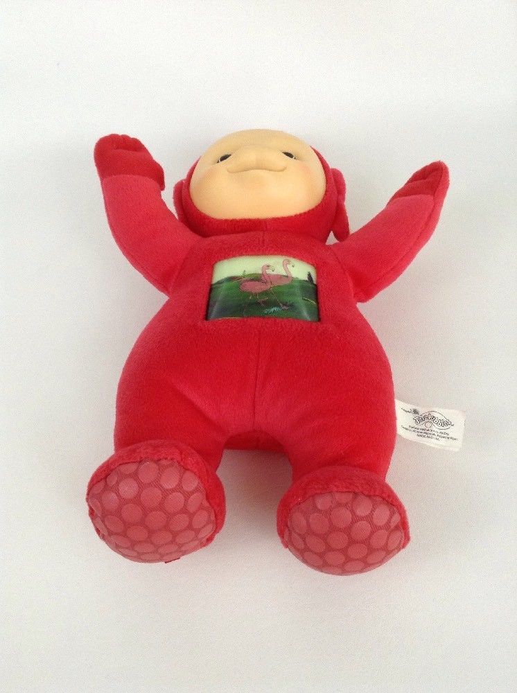 red teletubby toy