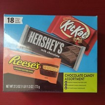 HERSHEY&#39;S Chocolate Candy Bar Variety 18 Pack Reese&#39;s Kit Kat 11/2022 - $24.74