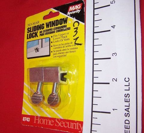 Lot of 3 packs Mag Security Sliding Window Locks 8743 - $8.97