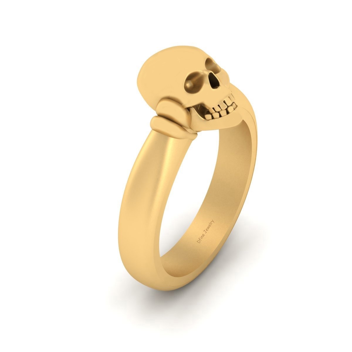 Symbol Of Death Skull Wedding Ring Womens Gothic Ring Jewelry Witchy ...